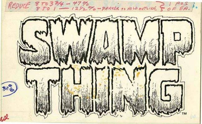 Swamp Thing logo Gaspar Saladino
