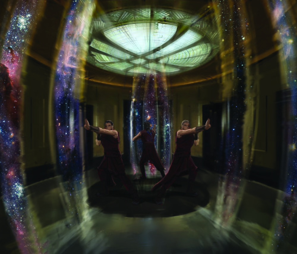 Concept art: Scene from 'Doctor Strange'.