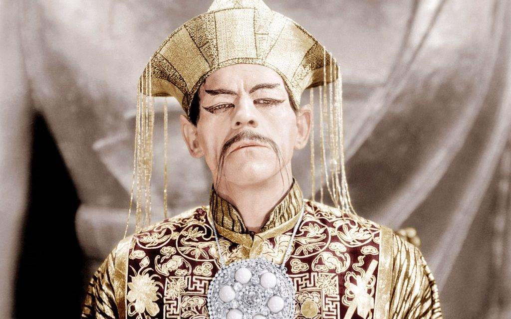 Boris Karloff as Fu Manchu