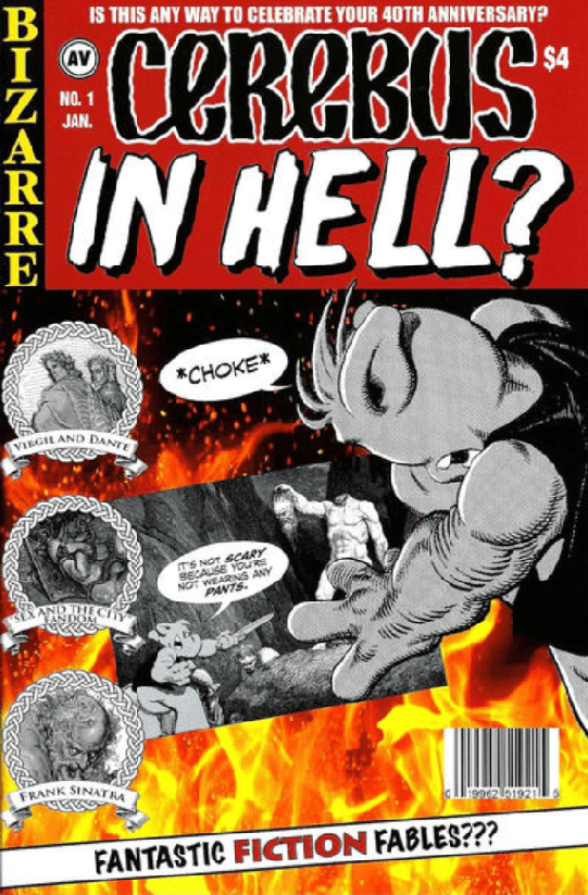Cerebus in Hell cover 1 aardvark
