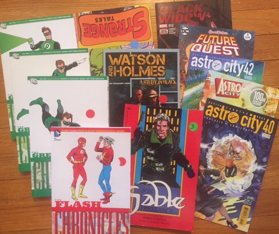 comic books Astro City Jon Sable DC Chronicles Future Quest Black Widow Watson and Holmes