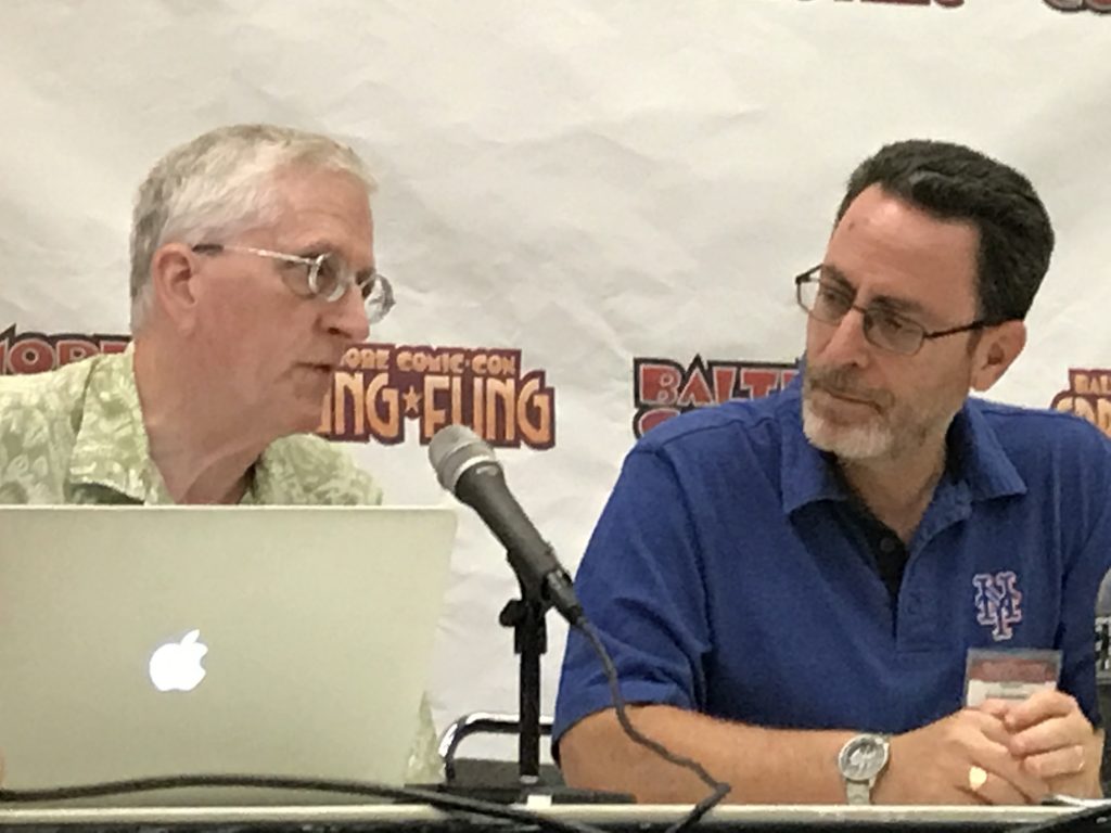 Todd Klein Robert Greenberger Baltimore Comic Con 2017