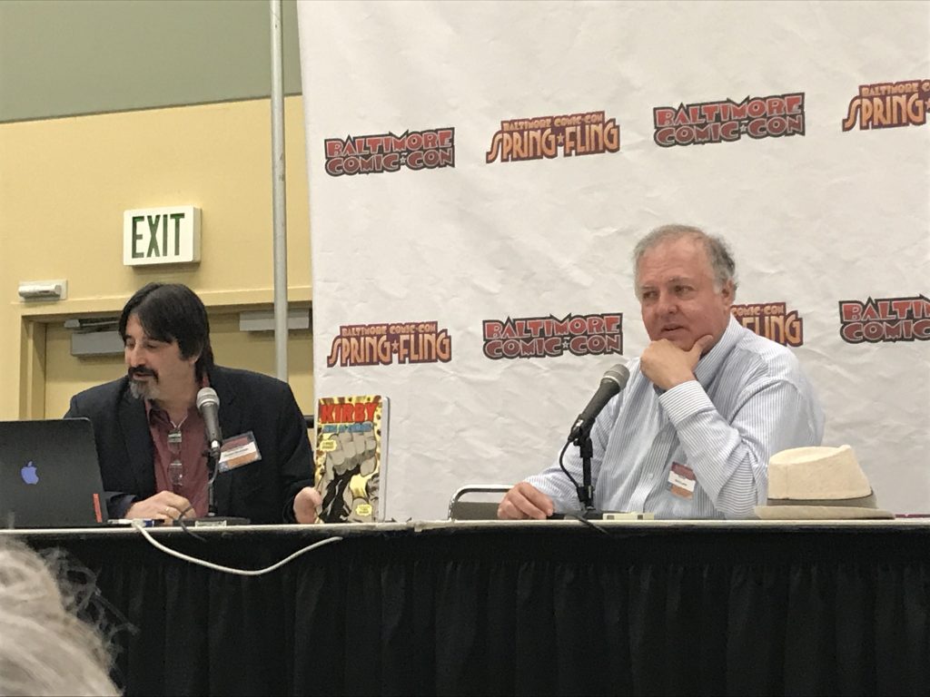 Charles Kochman Mark Evanier Abrams Kirby King of Comics Baltimore Comic Con 2017