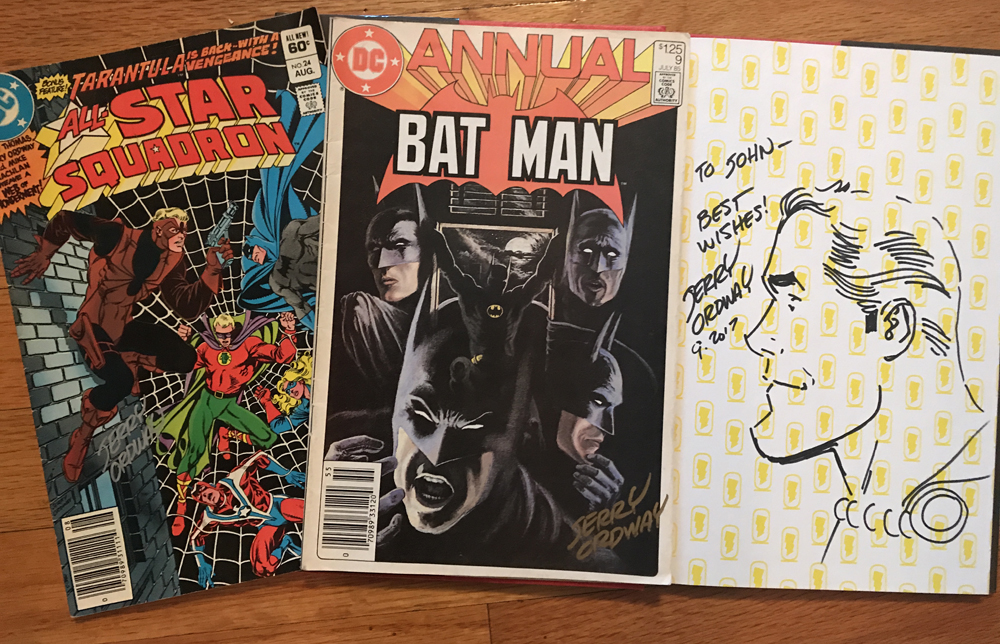Jerry Ordway signatures