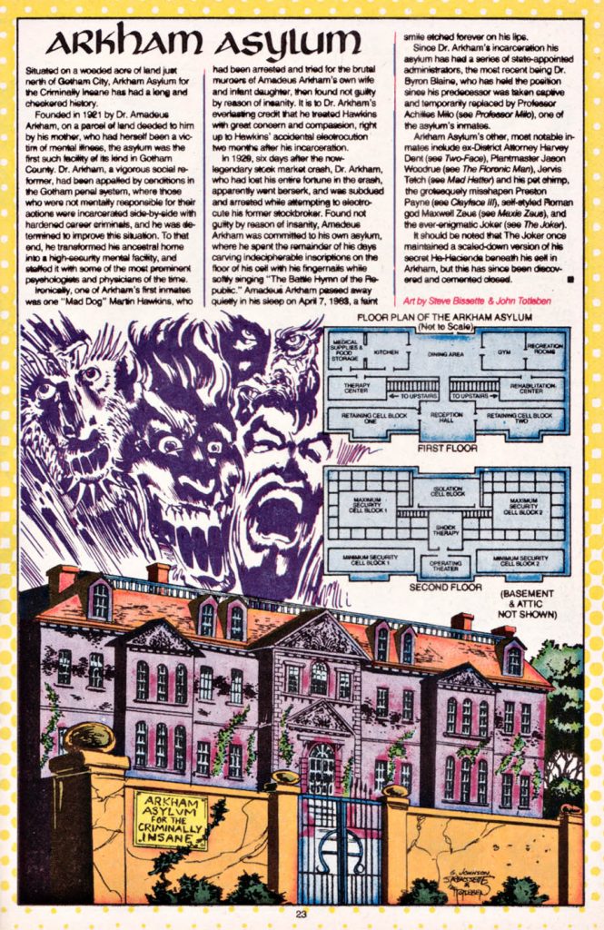 Arkham Asylum Who's Who