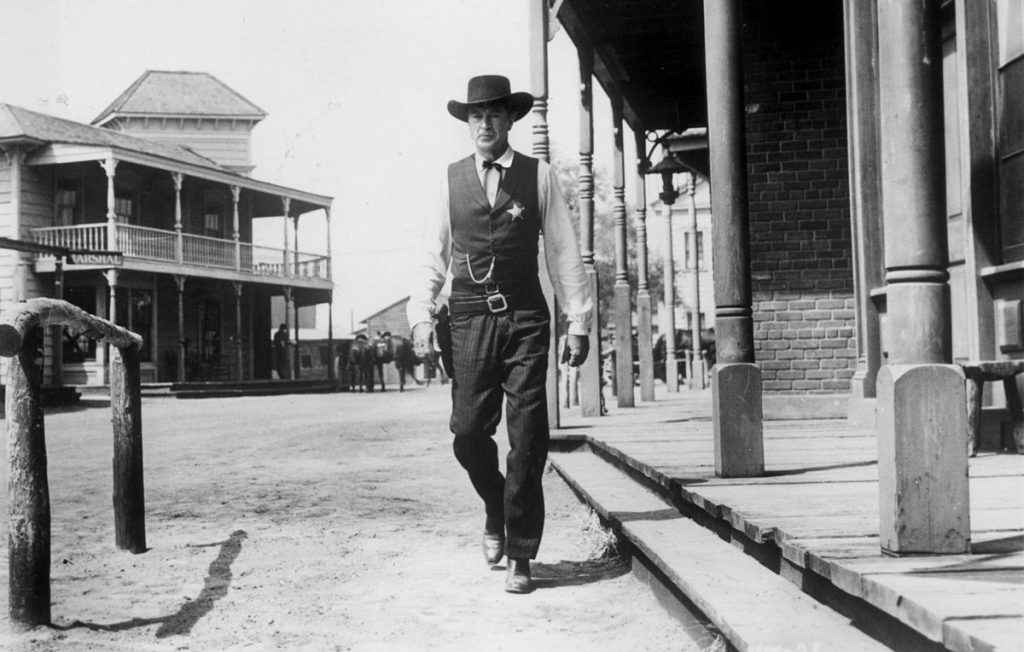 Gary Cooper in 'High Noon."