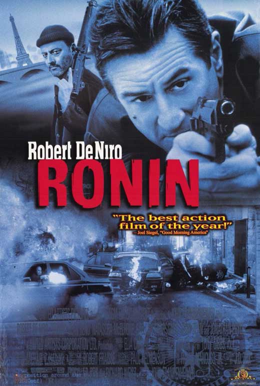 ROLLED ORIGINAL ADVANCE MOVIE POSTER 1998 RONIN 