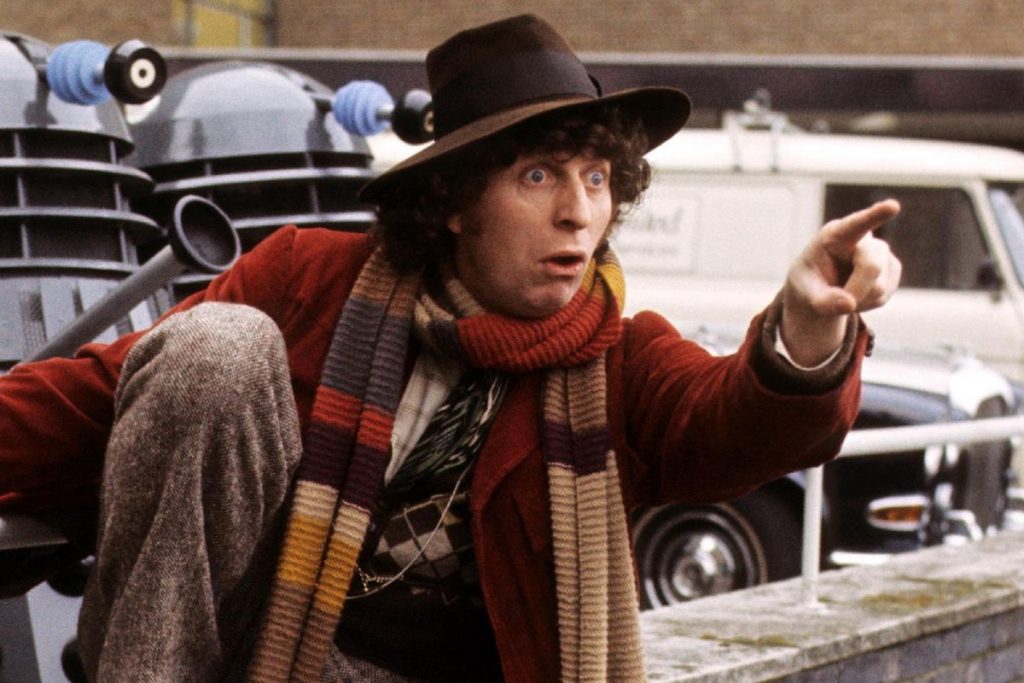 Tom Baker as The Doctor on 'Doctor Who'