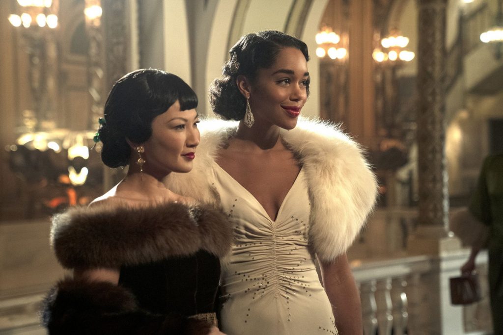 Michelle Krusiec and Laura Harrier in 'Hollywood'