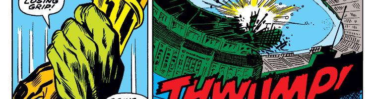 Roy Thomas and the Hulk were both in New York in April, 1968?