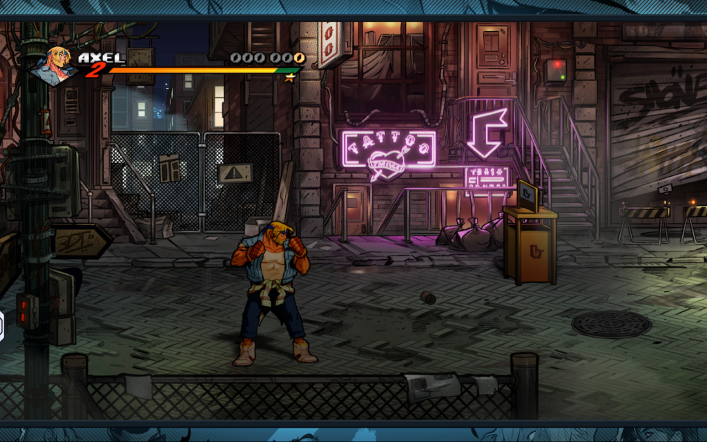 Streets of Rage4 on Legion Tab 3