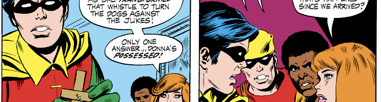 You got horror comics in my love comics! And my war comics! And my superhero books!