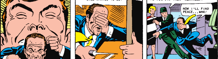 Steve Ditko’s final concept for Marvel: an armored objectivist hero called Iron Rand!
